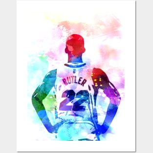 Jimmy Butler Watercolor Posters and Art